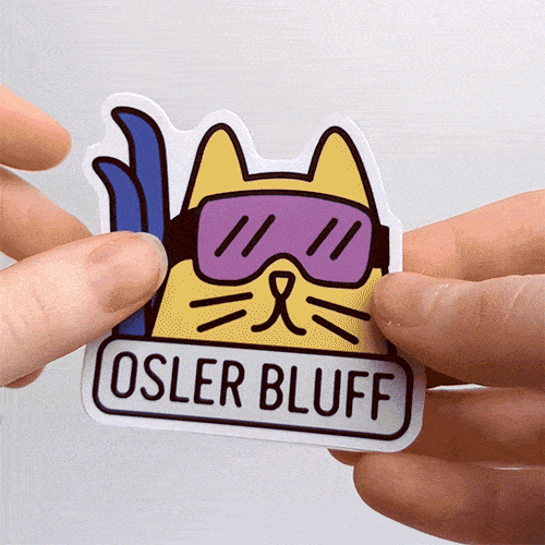 gif demonstrating peeling a sticker